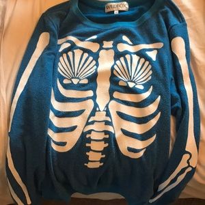 Wild fox mermaid sweater